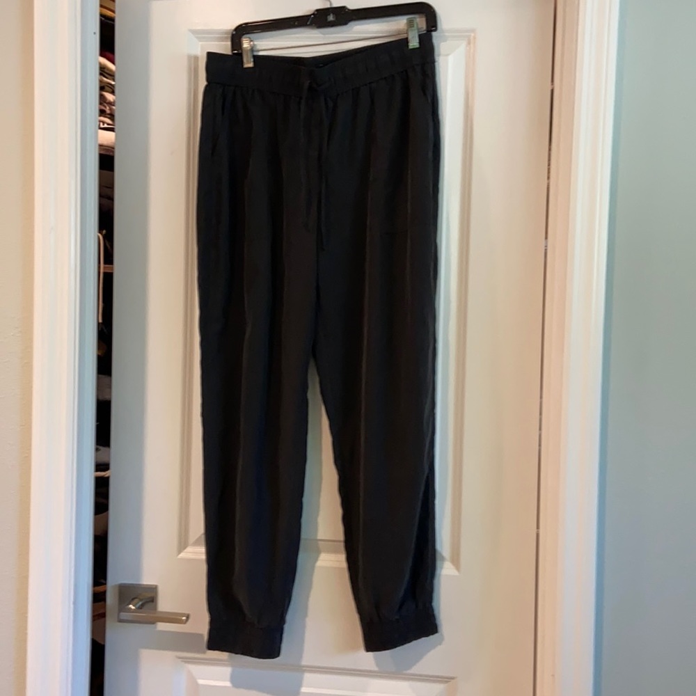 Express silky elastic pants, elastic at waist & ankles NWT